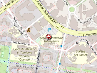 Carte de La Cloture De Chantier à Guyancourt