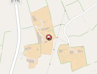 Carte de La Gisliere Menard Christian (gaec) à Bourguenolles