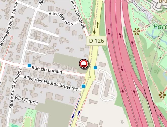 Carte de Tee Vee à Hay-les-roses (l')