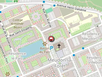 Carte de Sonia Coiffure à Meudon