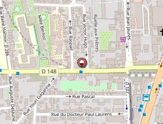 Carte de Red Line à Villejuif