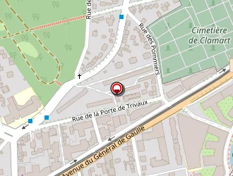 Carte de Jennequin Catherine à Clamart