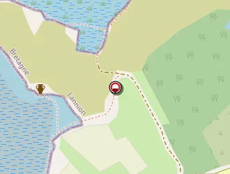 Carte de Hôtel Le Toëno à Trébeurden