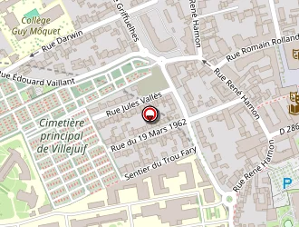 Carte de Danaxis à Villejuif