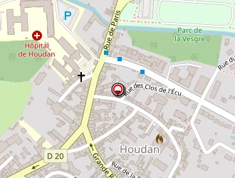 Carte de Maeva Optique à Houdan