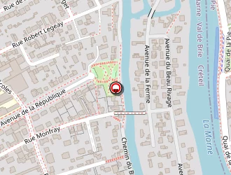 Carte de Danielle Bourget Blanchard à Créteil