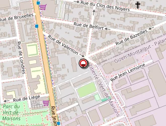 Carte de Centravet à Maisons-alfort