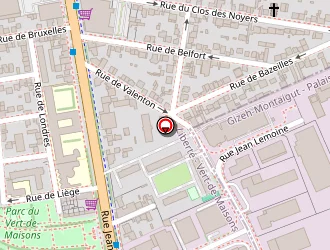 Carte de La Romantine à Maisons-alfort