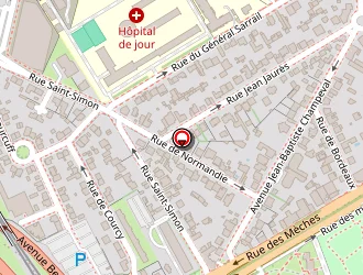 Carte de L'interlude à Créteil