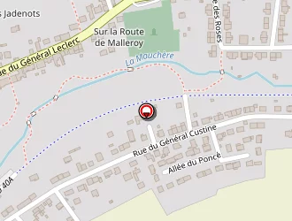 Carte de Penerat Alban à Custines