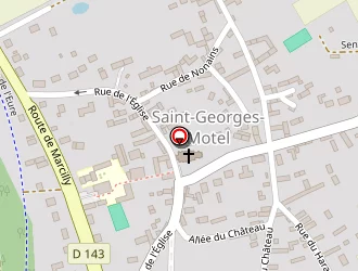 Carte de La Poste à Saint-georges-motel