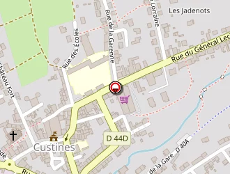 Carte de Pétale D' Artiste à Custines