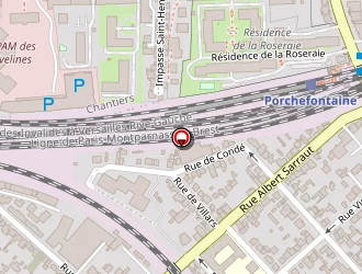 Carte de Crash Bike à Versailles