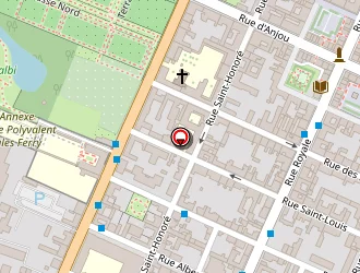 Carte de Evéché De Versailles à Versailles