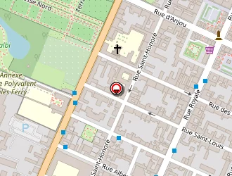 Carte de Lajnan à Versailles