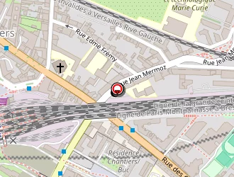 Carte de Association Centre 8 à Versailles