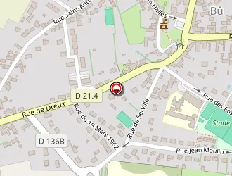 Carte de Mesnil Nadine à Bû