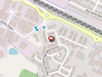 Carte de Agence Rocher à Roissy-en-brie