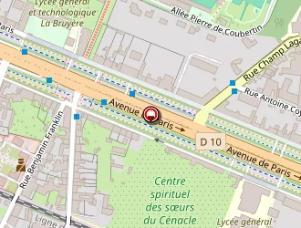 Carte de Tradissima à Versailles