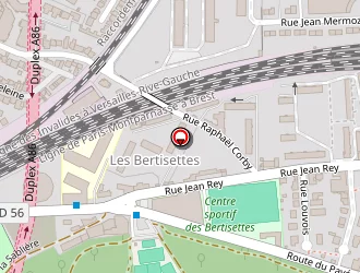 Carte de Stades Des Bertisettes à Viroflay