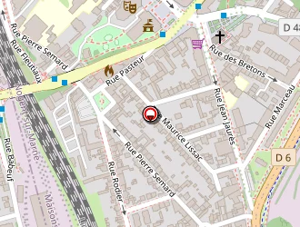 Carte de Garage De La Fourche à Maisons-alfort