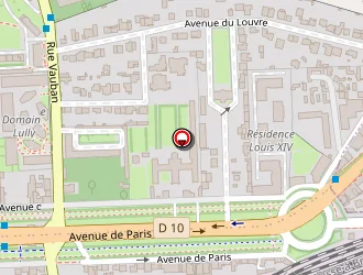 Carte de Vincent Daniel à Versailles