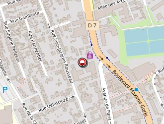 Carte de Maxi Service à Villejuif