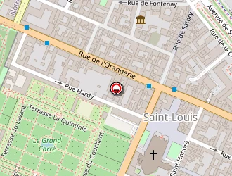 Carte de Bnp Paribas à Versailles