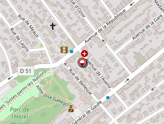 Carte de De Melo Rua Francisco à Pontault-combault