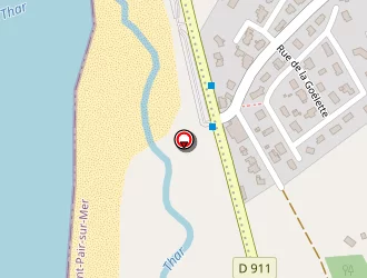 Carte de Camping Belle Rive à Saint-pair-sur-mer