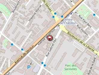 Carte de Cinéma De Chatillon à Châtillon