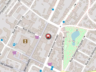 Carte de Institut Anthéa Solaire à Clamart