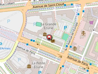 Carte de Hôtel Ibis à Versailles