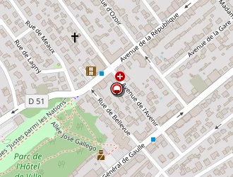 Carte de Acouvox à Pontault-combault