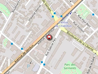 Carte de Carrefour Market à Châtillon