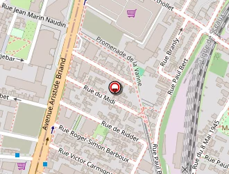 Carte de Le Brazza à Arcueil