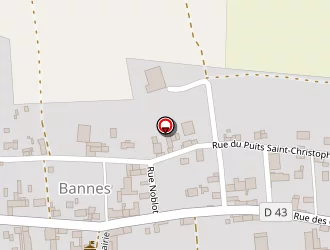 Carte de Gey Alain à Bannes