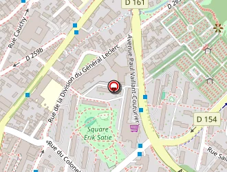 Carte de Stade L.frebault à Arcueil