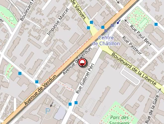 Carte de Hotel Median à Châtillon