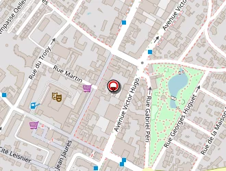 Carte de Teinturerie Victor Hugo à Clamart