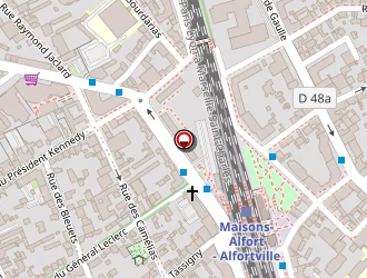 Carte de Place Soleil à Maisons-alfort