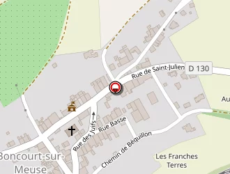 Carte de Dulin à Boncourt-sur-meuse