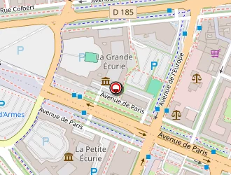 Carte de La Poste à Versailles