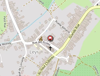 Carte de La Poste à Leyr