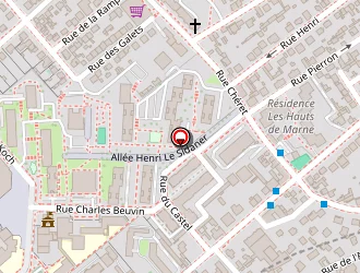 Carte de Broche Julie à Créteil