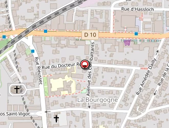 Carte de Objectif Clic! Informatique à Viroflay