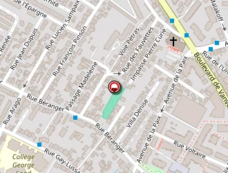 Carte de Bourdeaux à Châtillon