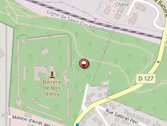 Carte de Sercoges à Bois-d'arcy