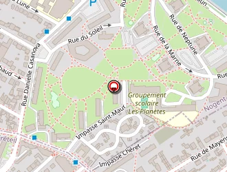 Carte de El Akouk à Créteil