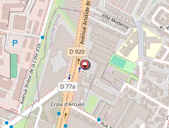 Carte de Arcueil Métaux à Arcueil